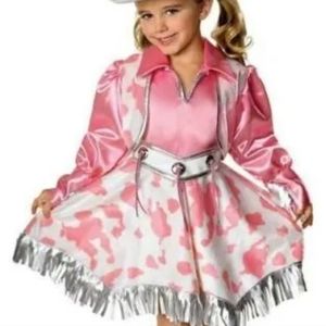 Cowgirl Western Diva Dress Halloween Costume Girl Rubies Size medium 8-10.